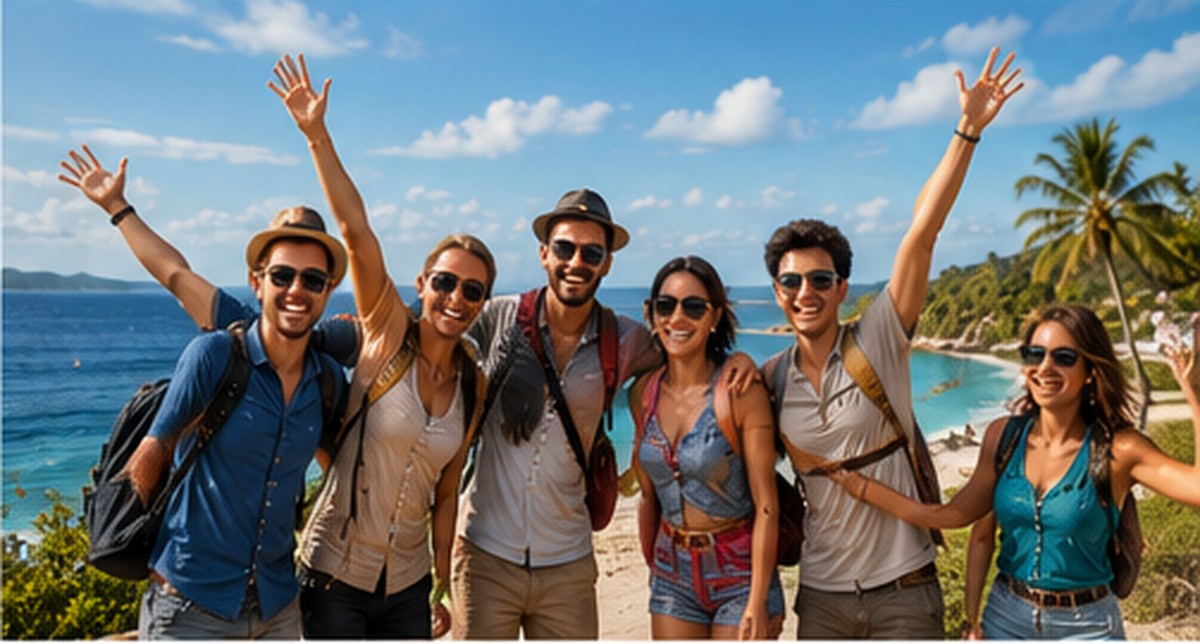 Group travel vacation